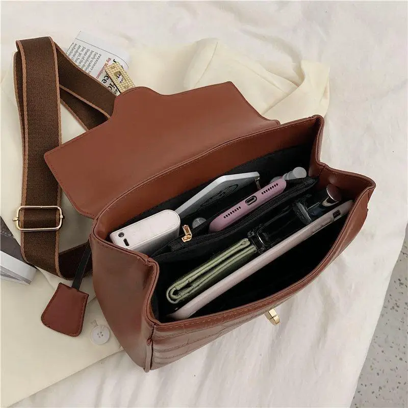 Women's Luxury Pure Color Stone Pattern Messenger Bag Quality PU Leather Shoulder Bags Female Designer Casual Travel Handbags
Women's Luxury Pure Color Stone Pattern Messenger Bag Quality PU Leather Shoulder Bags Female Designer Casual Travel Handbags