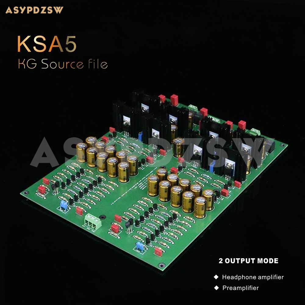 KG Source file HIFI KSA5 Preamplifier/Headphone amplifier PCB/DIY Kit/Finished board
KG Source file HIFI KSA5 Preamplifier/Headphone amplifier PCB/DIY Kit/Finished board