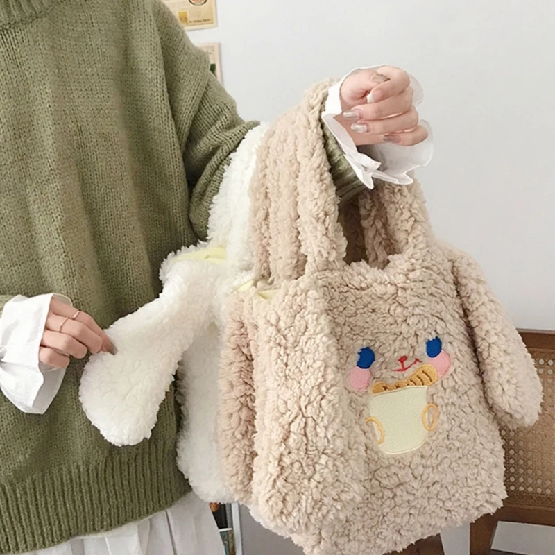 Cute Women Lamb like fabrics Handbag Big Ear Design Bucket Bag Shopping Bag Tote
Cute Women Lamb like fabrics Handbag Big Ear Design Bucket Bag Shopping Bag Tote