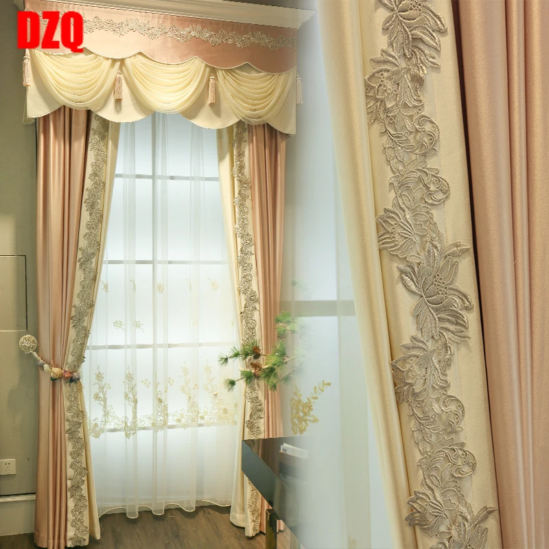Pink light luxury curtain modern simple high-end atmosphere shade cloth living room bedroom simple European light luxury wind
Pink light luxury curtain modern simple high-end atmosphere shade cloth living room bedroom simple European light luxury wind