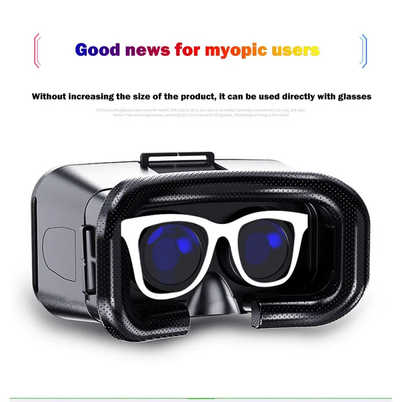 VR Очки виртуальной реальности 3D Box для IOS Android 4 7-6 5 'смартфонов Стерео Фильмы и