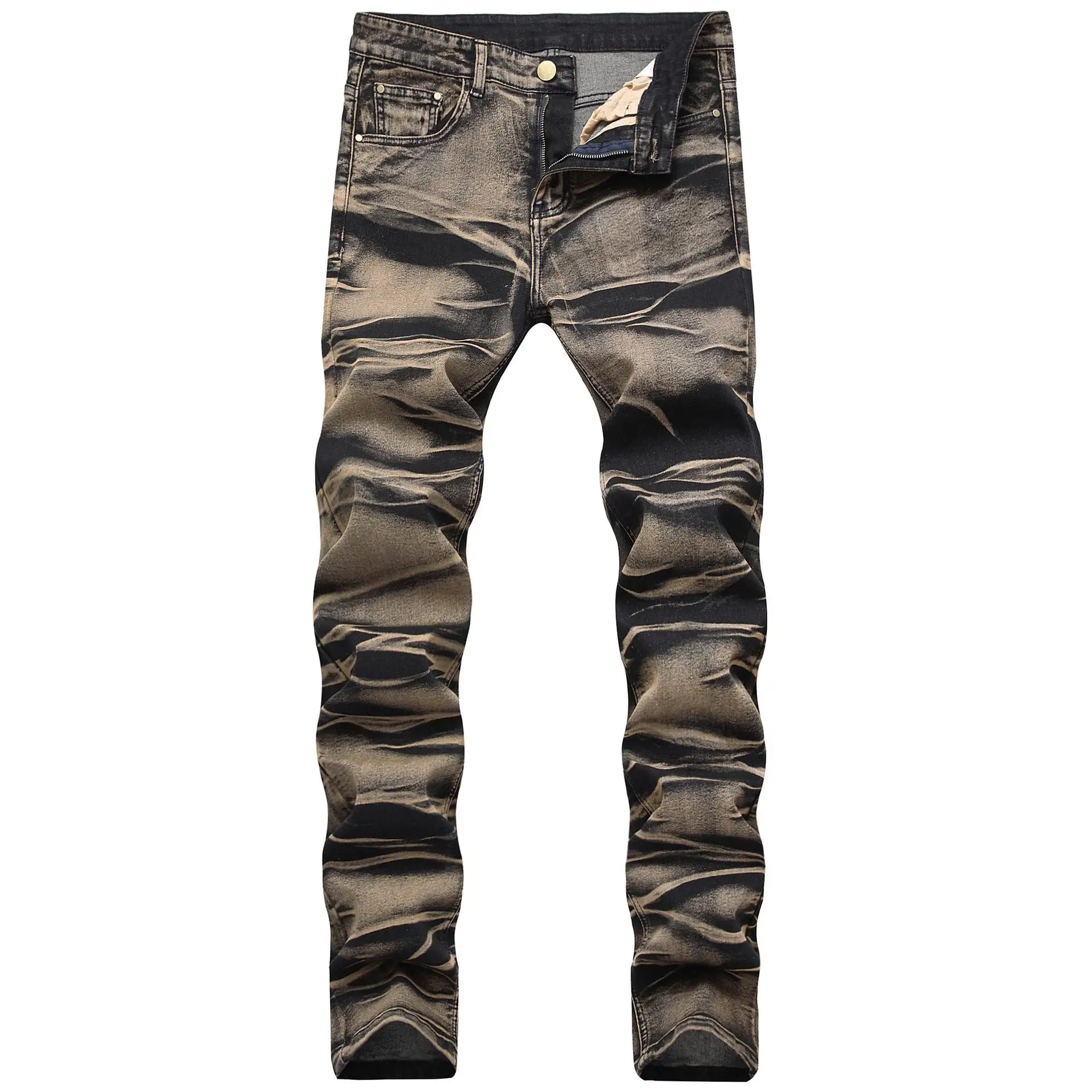 Men 's Jeans Personality Embroidery Moto Jeans Slim Fit Straight Denim Pants Distressed Trousers 
Men 's Jeans Personality Embroidery Moto Jeans Slim Fit Straight Denim Pants Distressed Trousers
