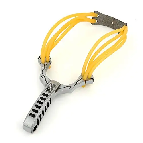 Aluminum Alloy Outdoor Hunting Slingshot Powerful Slingshot Bow Hunting Catapult With Rubber Band 
Aluminum Alloy Outdoor Hunting Slingshot Powerful Slingshot Bow Hunting Catapult With Rubber Band