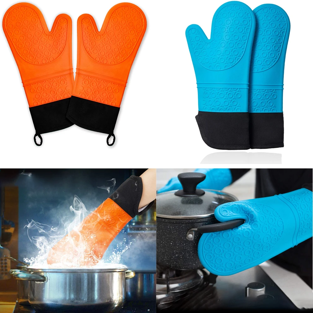 1Pair Heat-Resistant Silicone Gloves Heat-Resistant Silicone Gloves for Cooking Barbecue Baking Oven Microwave Anti-Scalding Kit
1Pair Heat-Resistant Silicone Gloves Heat-Resistant Silicone Gloves for Cooking Barbecue Baking Oven Microwave Anti-Scalding Kit