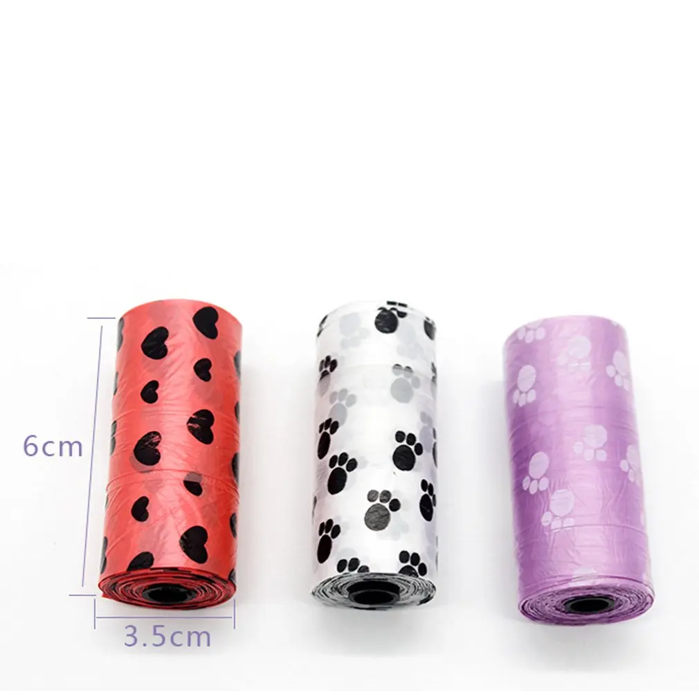 1 Roll/15 Pieces Random Color Portable Printing Pet Garbage Bag Cats and Dogs Clean Feces Environmental Protection Garbage Bag
1 Roll/15 Pieces Random Color Portable Printing Pet Garbage Bag Cats and Dogs Clean Feces Environmental Protection Garbage Bag