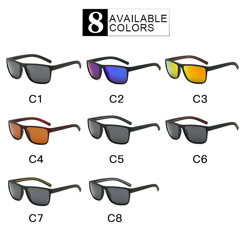 Vintage Sports Style Polarized Sunglasses Men Black Driving Square Sunglass Shades for Women Luxury Brand Sun Glasses
Vintage Sports Style Polarized Sunglasses Men Black Driving Square Sunglass Shades for Women Luxury Brand Sun Glasses
