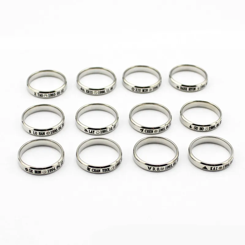 Free Shipping 1pc Kpop EXO Ring XOXO Overdose KAI CHANYEOL Birthday Crystal Rings For Women Anillos Mujer
Free Shipping 1pc Kpop EXO Ring XOXO Overdose KAI CHANYEOL Birthday Crystal Rings For Women Anillos Mujer