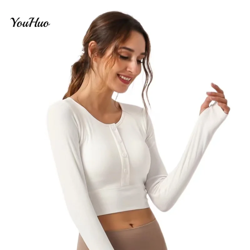 Women's Sports Wear For Fitness Running Jogging Seamless Long Sleeve Gym Woman Sport Shirt Yoga Top Female Workout Tops T-shirt
Women's Sports Wear For Fitness Running Jogging Seamless Long Sleeve Gym Woman Sport Shirt Yoga Top Female Workout Tops T-shirt