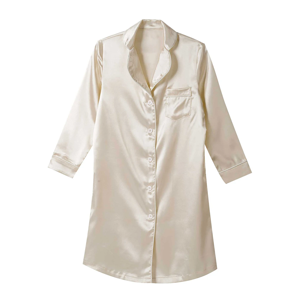 New Spring Autumn Girls Pajamas Dress Children Pure Color Lapel Collar Long Sleeve Shirts Nightdress Kids Nightgown Sleepwear
New Spring Autumn Girls Pajamas Dress Children Pure Color Lapel Collar Long Sleeve Shirts Nightdress Kids Nightgown Sleepwear
