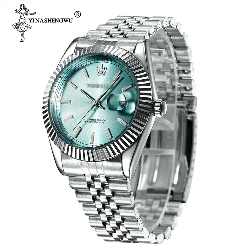 Men's Watch Luxury Quartz Watch Men Gold Date Blue Dial 3ATM Waterproof Mens Wrist Watch For Men Party Gifts Relogio Masculino
Men's Watch Luxury Quartz Watch Men Gold Date Blue Dial 3ATM Waterproof Mens Wrist Watch For Men Party Gifts Relogio Masculino