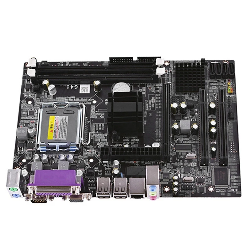 G41 Motherboard LGA 775 Industrial DDR3 Memory with Switch Cable Support Chip Computer | Компьютеры и офис