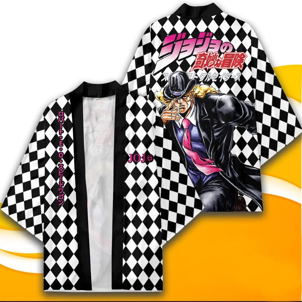 2022 New Anime Kimono JoJos Bizarre Adventure Haori Giorno Giovanna Bruno Bucciarati Cosplay Costume Women Men Casual clothes
2022 New Anime Kimono JoJos Bizarre Adventure Haori Giorno Giovanna Bruno Bucciarati Cosplay Costume Women Men Casual clothes