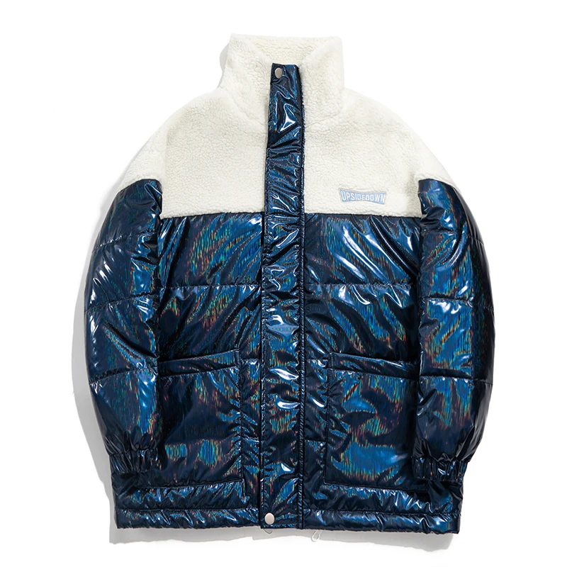 Winter Jacket Women Lamb Wool Patchwork Glossy Parka Harajuku Oversize Stand Collar Letter Embroidery Warm Coats Winter Parkas
Winter Jacket Women Lamb Wool Patchwork Glossy Parka Harajuku Oversize Stand Collar Letter Embroidery Warm Coats Winter Parkas