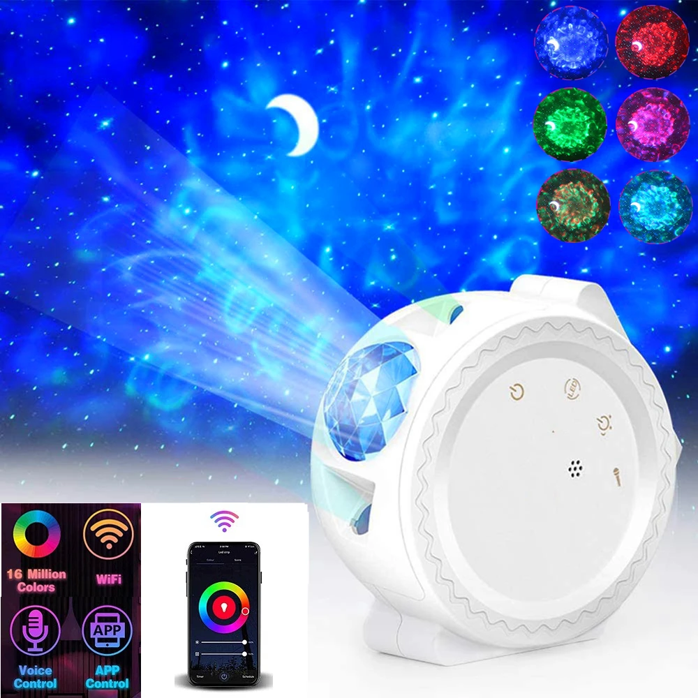 Умный проектор звездного неба, RGB светодиодный цветной светильник, спальня, океанская волна, звезда, атмосферная лампа для ребенка, подарок, ...
Умный проектор звездного неба, RGB светодиодный цветной светильник, спальня, океанская волна, звезда, атмосферная лампа для ребенка, подарок, ...