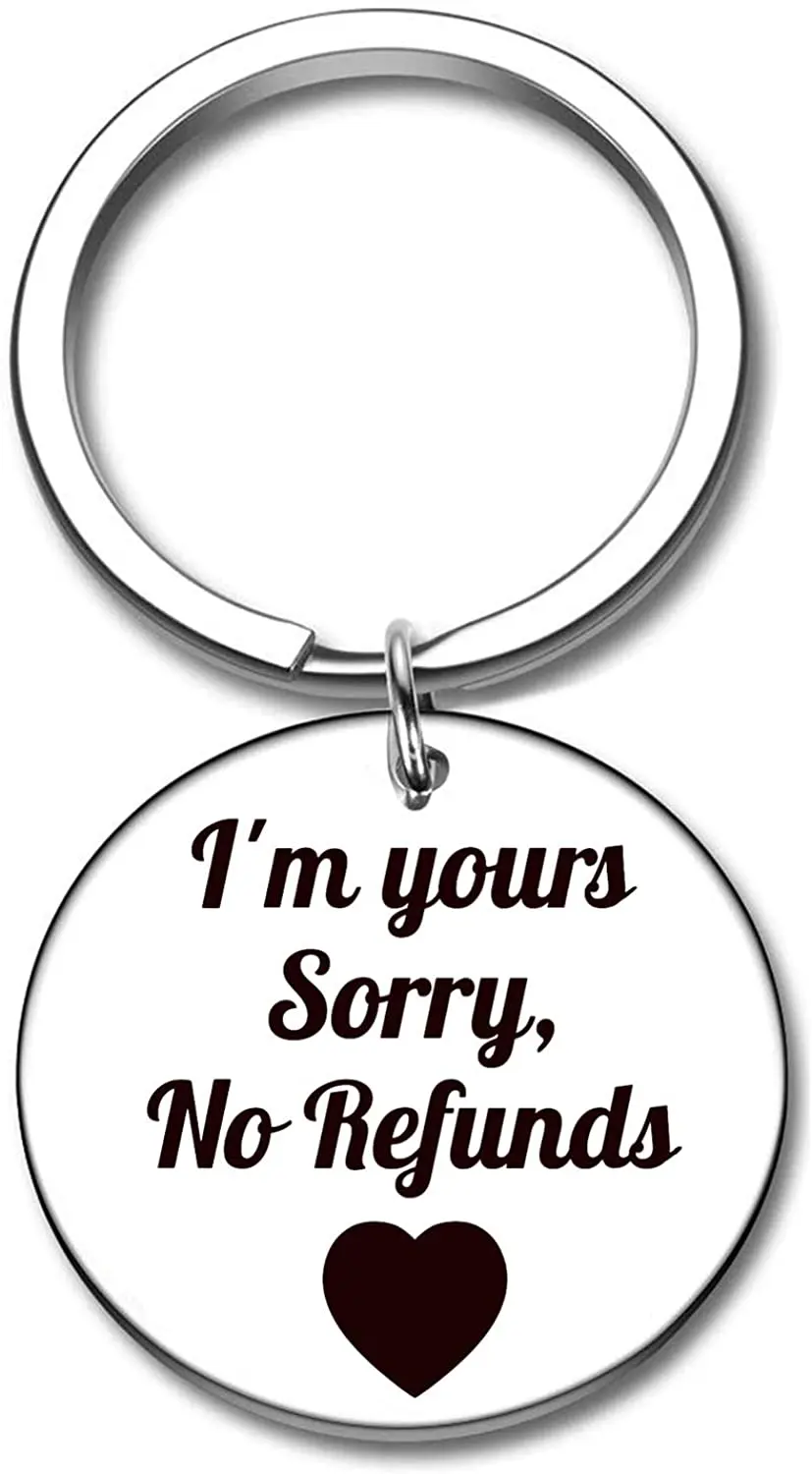 Funny Anniversary Keychain For Him Her Husband Wife Boyfriend Girlfriend, Metal Gifts Love Note, Valentine's Day Gifts
Funny Anniversary Keychain For Him Her Husband Wife Boyfriend Girlfriend, Metal Gifts Love Note, Valentine's Day Gifts
