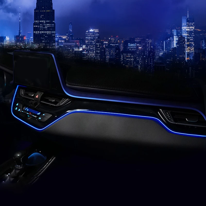 Атмосферный светильник для приборной панели Toyota CHR 2020 2019 светодиодный внутренней