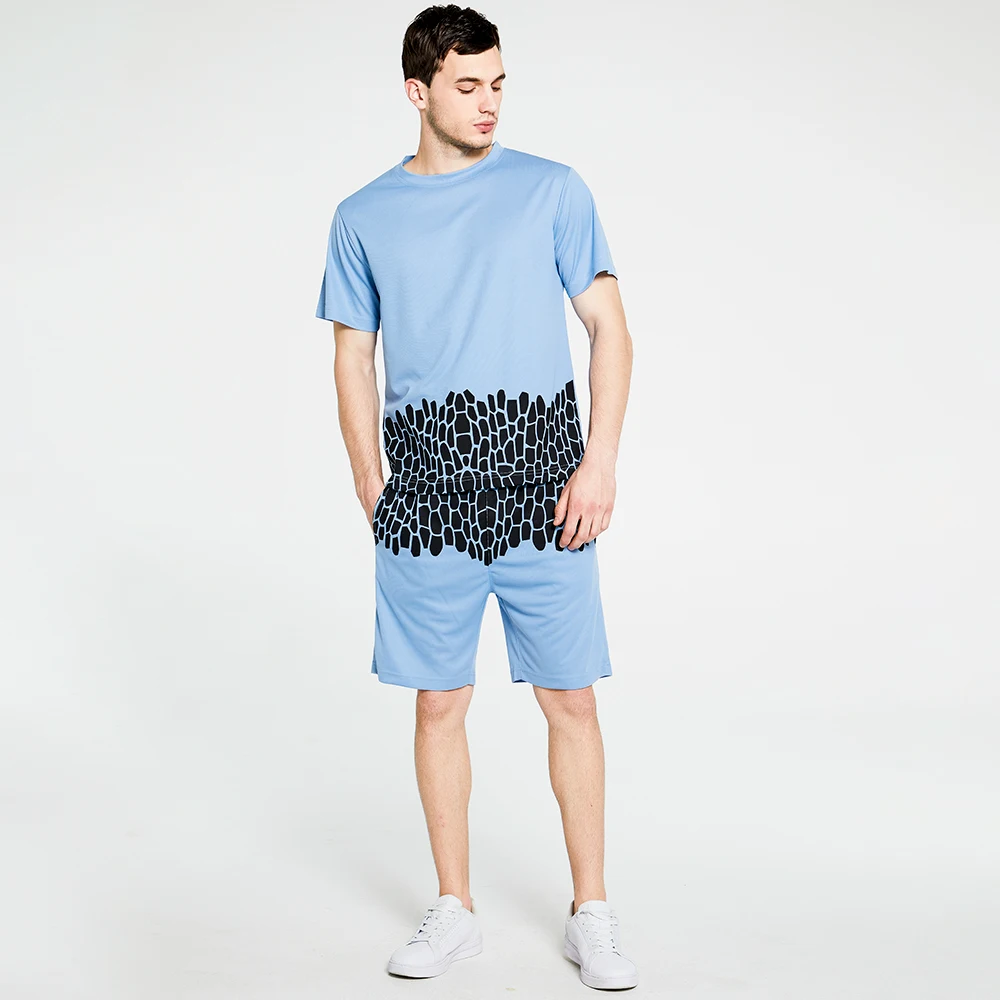 Spring And Summer New 2021 Men's Suit Hit Color Crack Fashion Short-Sleeved Casual Shorts Five-Point Pants Loose And Versatile
Spring And Summer New 2021 Men's Suit Hit Color Crack Fashion Short-Sleeved Casual Shorts Five-Point Pants Loose And Versatile