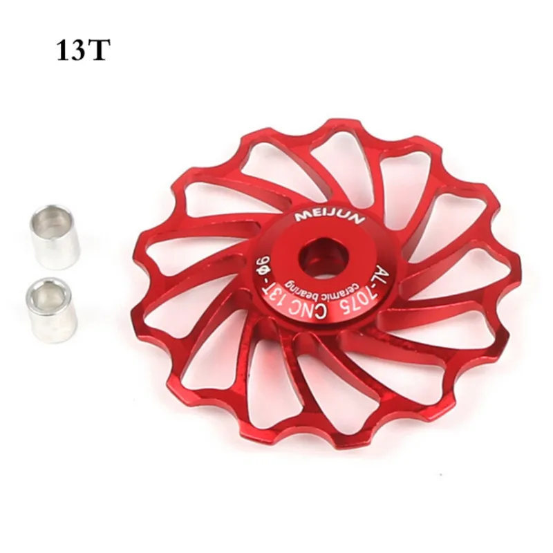 13T 11T MTB Bicycle Rear Derailleur Jockey Wheel Ceramic Bearing Pulley Road Bike Guide Roller Idler Rear Derailleur
13T 11T MTB Bicycle Rear Derailleur Jockey Wheel Ceramic Bearing Pulley Road Bike Guide Roller Idler Rear Derailleur