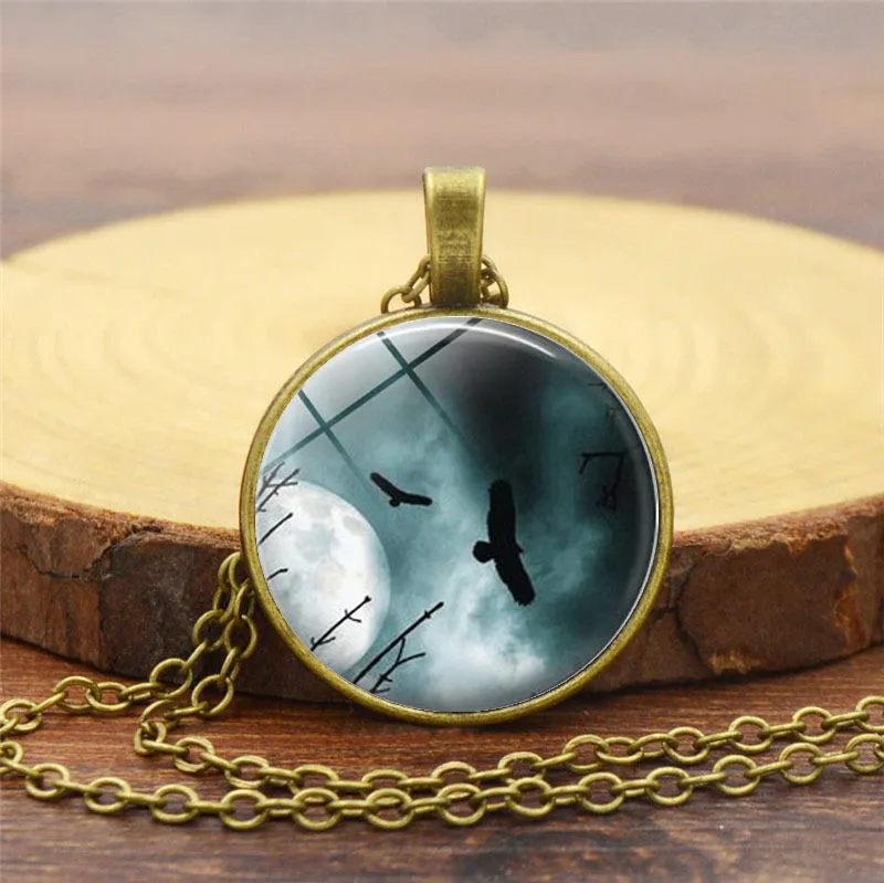 Fashion Jewelry Eagle Fly Blue Sky Crystal Necklace Women Necklaces & Pendants Vintage Statement Universe Necklace Glass Gifts
Fashion Jewelry Eagle Fly Blue Sky Crystal Necklace Women Necklaces & Pendants Vintage Statement Universe Necklace Glass Gifts
