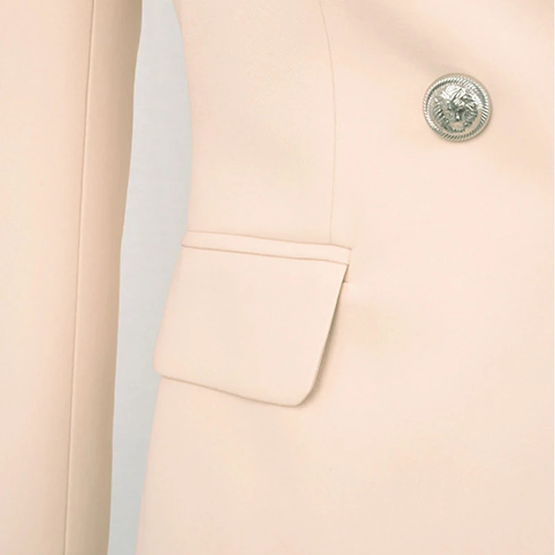 Elegant Women Blazer Jacket Autumn Long Sleeve Double Breasted Slim Suit Jacket Office Lady Notched Solid Color Feminine Blazer
Elegant Women Blazer Jacket Autumn Long Sleeve Double Breasted Slim Suit Jacket Office Lady Notched Solid Color Feminine Blazer