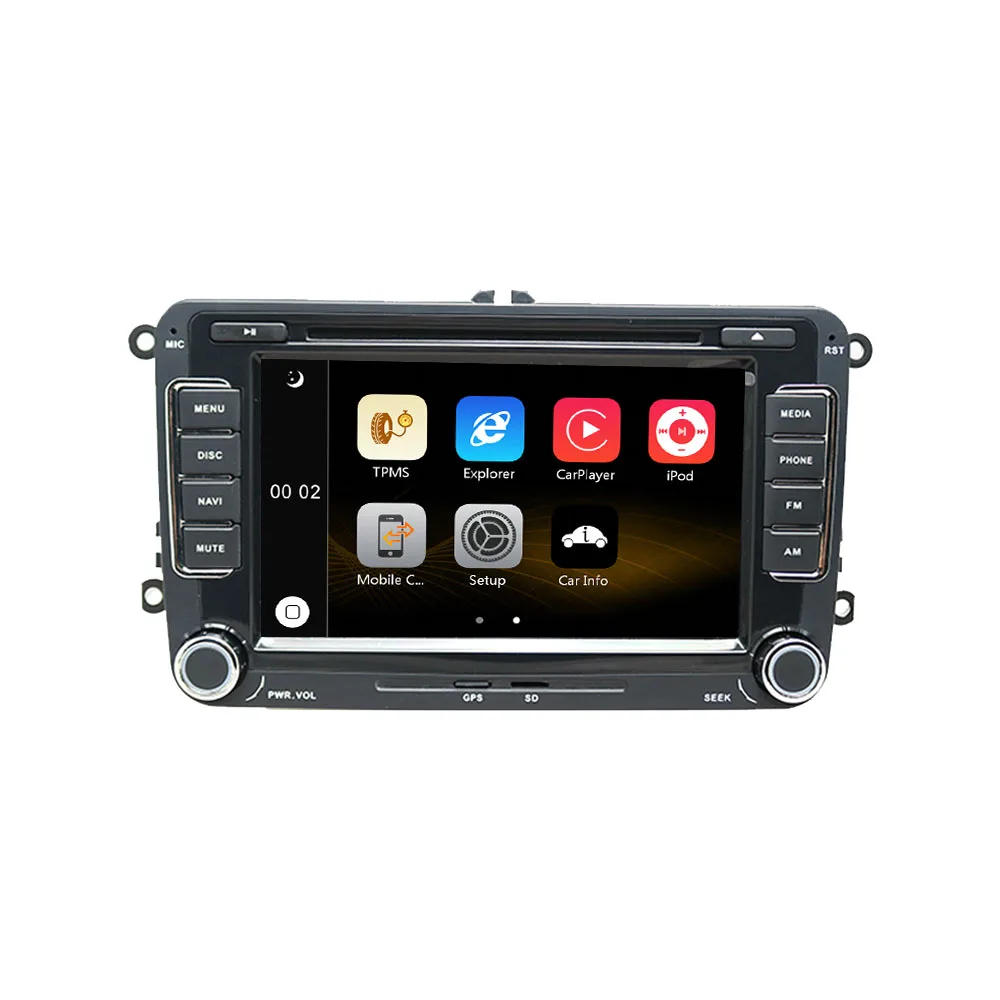 Автомагнитола 2 DIN для Volkswagen Golf Polo, мультимедийный видеомагнитофон с сенсорным IPS-экраном, стерео, головное устройство, GPS-навигация
Автомагнитола 2 DIN для Volkswagen Golf Polo, мультимедийный видеомагнитофон с сенсорным IPS-экраном, стерео, головное устройство, GPS-навигация
