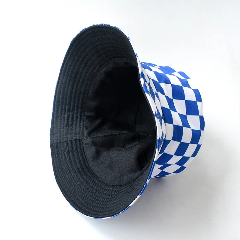Women Men Two Sides Reversible Bucket Hat Plaid Check Pattern Printed Harajuku Hip Hop Sunscreen Panama Fisherman Cap
Women Men Two Sides Reversible Bucket Hat Plaid Check Pattern Printed Harajuku Hip Hop Sunscreen Panama Fisherman Cap