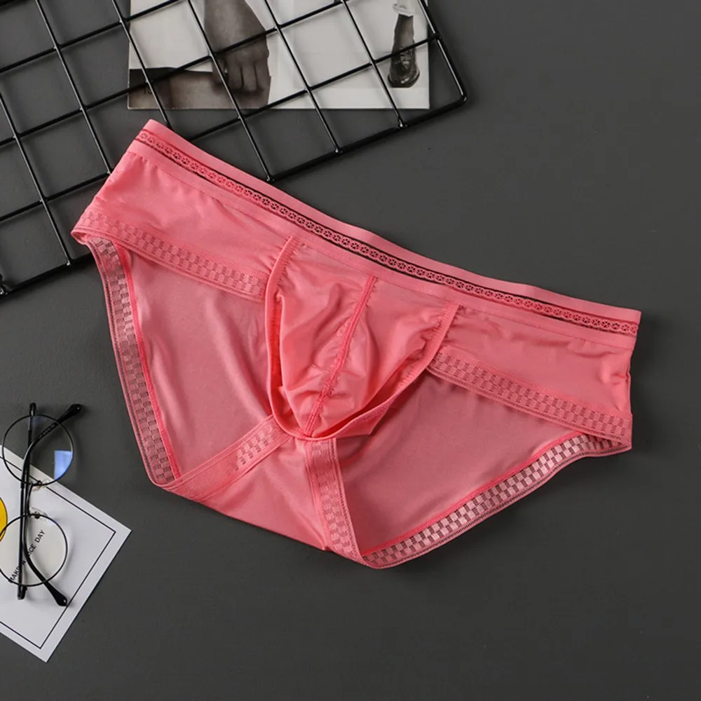 Men's Underwear Shorts U Convex Pouch Male Ice Silk Breathable Seamless Briefs Breathable Quick Drying Seamless Shorts
Men's Underwear Shorts U Convex Pouch Male Ice Silk Breathable Seamless Briefs Breathable Quick Drying Seamless Shorts