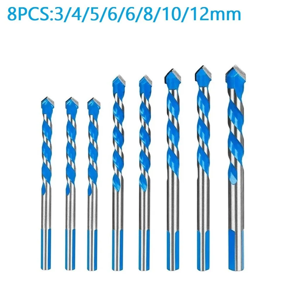 8pcs 3-12mm Glass Metal Triangle Drill Bit Multifunctional Drill Bit Triangle Drill Hand Oncrete Brick Wood Punching Hole Saw Dr
8pcs 3-12mm Glass Metal Triangle Drill Bit Multifunctional Drill Bit Triangle Drill Hand Oncrete Brick Wood Punching Hole Saw Dr