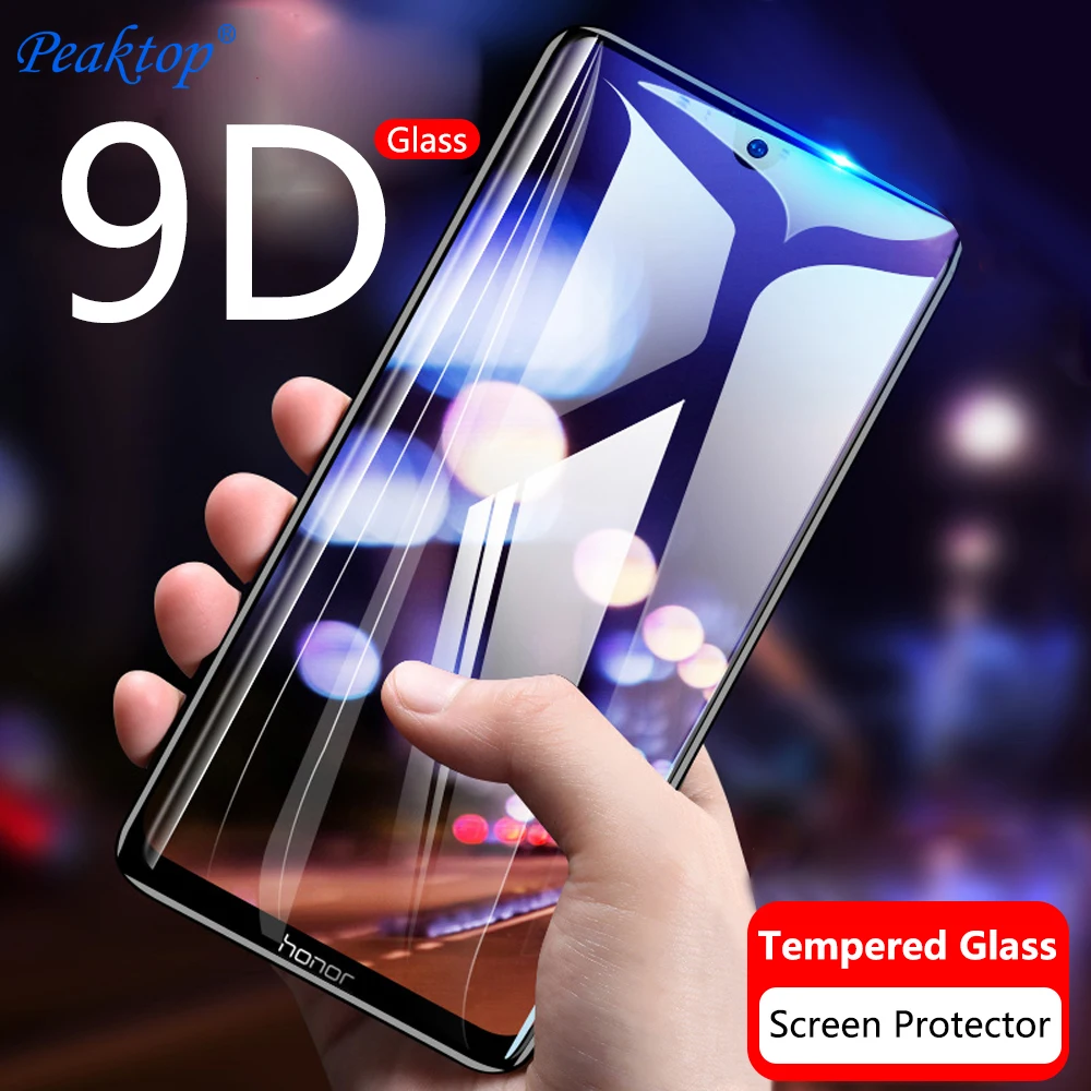 9D закаленное защитное стекло для Honor 8A Защитное Huawei V20 V10 View 20 10 Lite Note 8X Max|Защитные