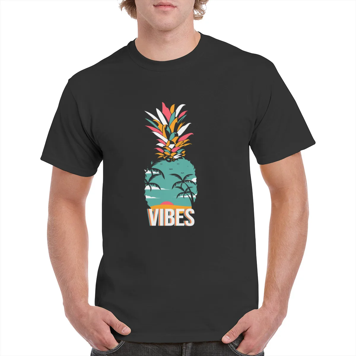 Summer Vibes Pineapple 100% Cotton T-shirt Graphic Men's t-shirts Short Sleeve Tee mens Vintage Blouses Tops t Anime Oversize
Summer Vibes Pineapple 100% Cotton T-shirt Graphic Men's t-shirts Short Sleeve Tee mens Vintage Blouses Tops t Anime Oversize