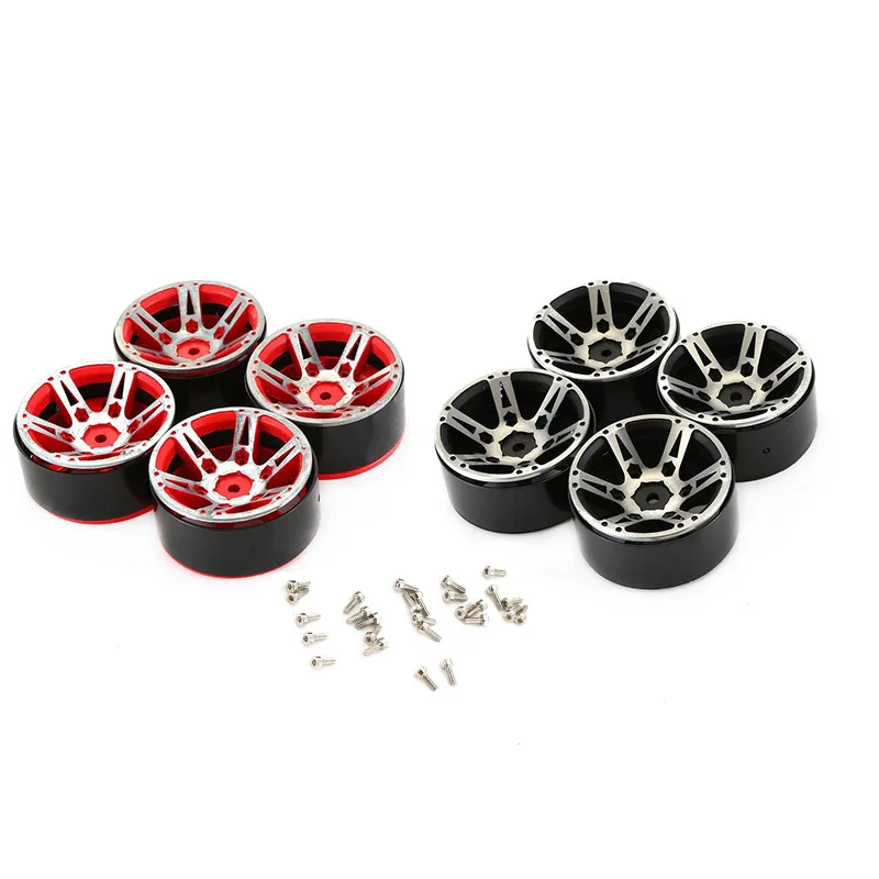 4PCS 1/10 RC Rock Crawler Metal Alloy BEADLOCK 1.9" Wheel Rim for Traxxas TRX-4 Axial SCX10 SCX10 III AXI03007 Tamiya CC01 D90
4PCS 1/10 RC Rock Crawler Metal Alloy BEADLOCK 1.9" Wheel Rim for Traxxas TRX-4 Axial SCX10 SCX10 III AXI03007 Tamiya CC01 D90