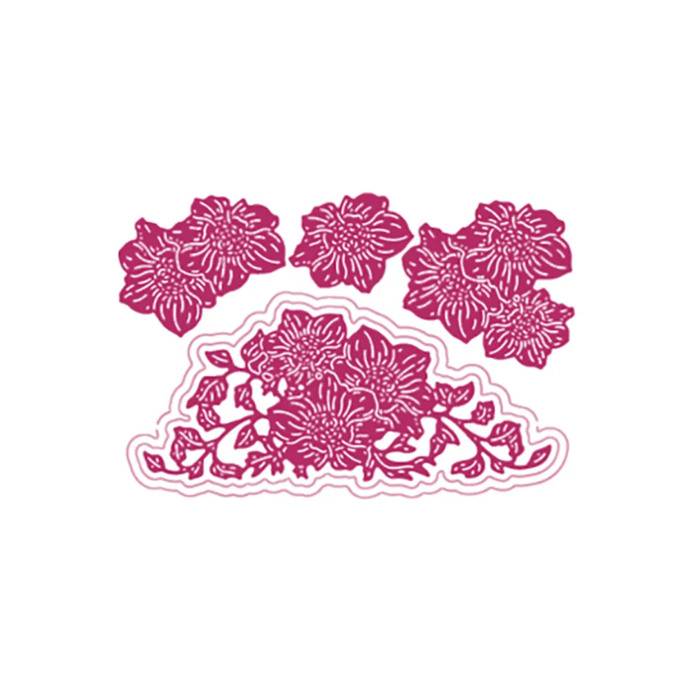 2021 New Fancy Flower and Leaves Metal Cutting Dies Scrapbook Paper Diary Decoration Craft Embossing Template DIY Greeting Card
2021 New Fancy Flower and Leaves Metal Cutting Dies Scrapbook Paper Diary Decoration Craft Embossing Template DIY Greeting Card