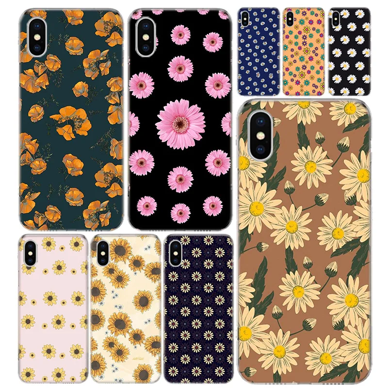 Summer Flower Daisy Phone Case Cover For Iphone 13 12 11 Pro 7 8 6 6S Plus + X XS MAX XR 5 5S SE Fashion Art TPU Coque Shell Cap
Summer Flower Daisy Phone Case Cover For Iphone 13 12 11 Pro 7 8 6 6S Plus + X XS MAX XR 5 5S SE Fashion Art TPU Coque Shell Cap