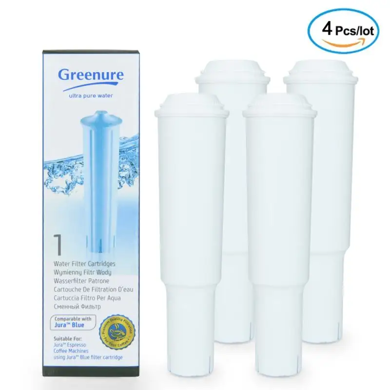 Certified coffee machine water filter, compatible with Jura Clearyl White, 64553, 7520, 60209, 68739 4 packs
Certified coffee machine water filter, compatible with Jura Clearyl White, 64553, 7520, 60209, 68739 4 packs
