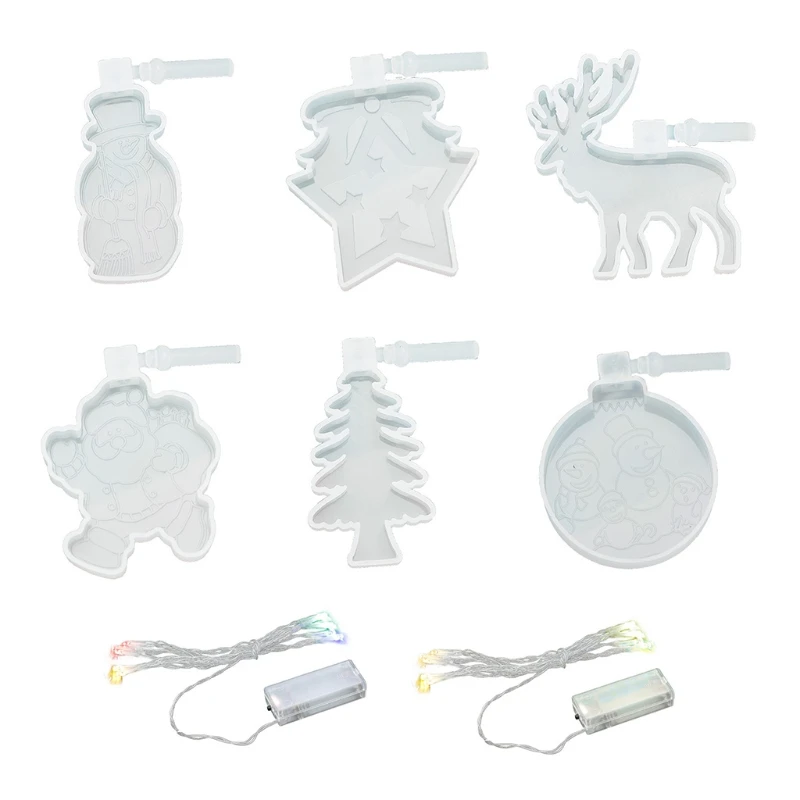 Diy Crystal Epoxy Mold Christmas Tree/Santa Claus/Snowman Listing Decoration Christmas Material Ornaments Silicone Mold
Diy Crystal Epoxy Mold Christmas Tree/Santa Claus/Snowman Listing Decoration Christmas Material Ornaments Silicone Mold