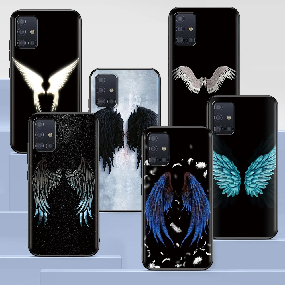 Angel Wings Case for Samsung Galaxy A51 A12 A21s A71 A52 A31 A32 A02s A72 A11 A41 A22 A01 A42 A91 A21 A81 Black Soft Phone Cover
Angel Wings Case for Samsung Galaxy A51 A12 A21s A71 A52 A31 A32 A02s A72 A11 A41 A22 A01 A42 A91 A21 A81 Black Soft Phone Cover