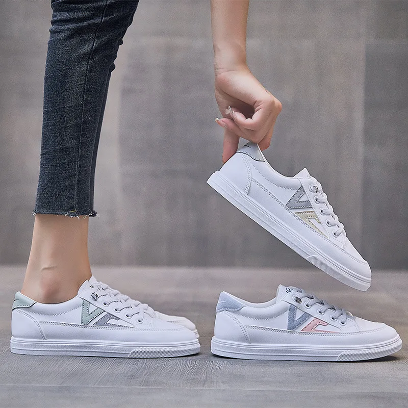 Women's Shoes 2021 Casual White Shoes Women Non Slip Flat Vulcanize Shoes Women Platform Lace Up Running Shoes Zapatos De Mujer
Women's Shoes 2021 Casual White Shoes Women Non Slip Flat Vulcanize Shoes Women Platform Lace Up Running Shoes Zapatos De Mujer