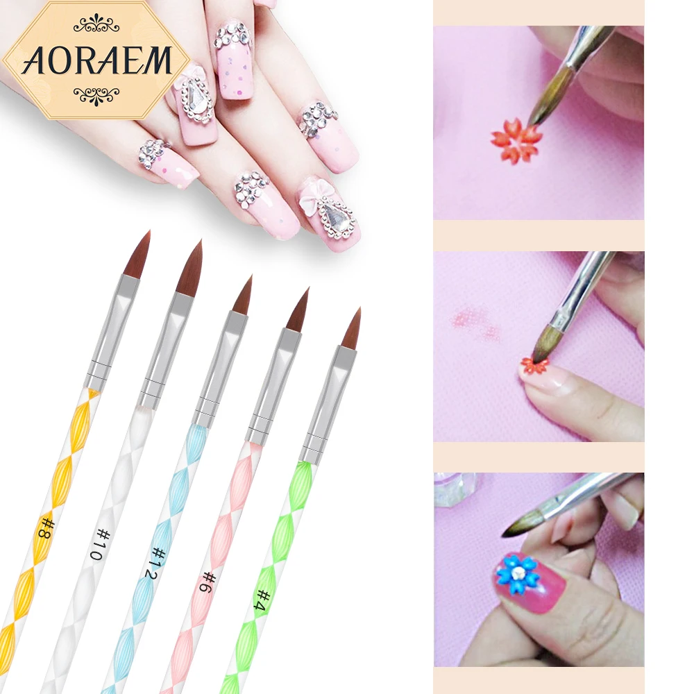 AORAEM Nail Brush All For Manicure Brush Set Gel Nail Polish Painting Dotting Pen Gel Varnishes Tools Kit Manicure Pens 5Pcs/Set
AORAEM Nail Brush All For Manicure Brush Set Gel Nail Polish Painting Dotting Pen Gel Varnishes Tools Kit Manicure Pens 5Pcs/Set