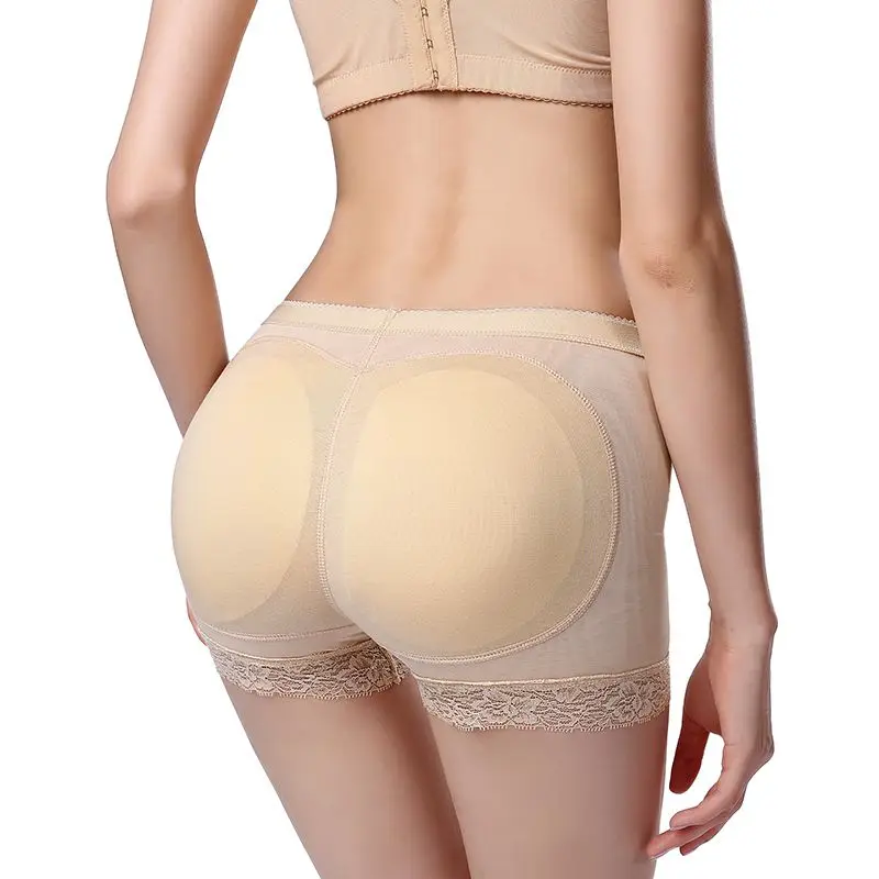 Сексуальные трусики Boyshort женское нижнее белье с имитацией задницы пуш-ап