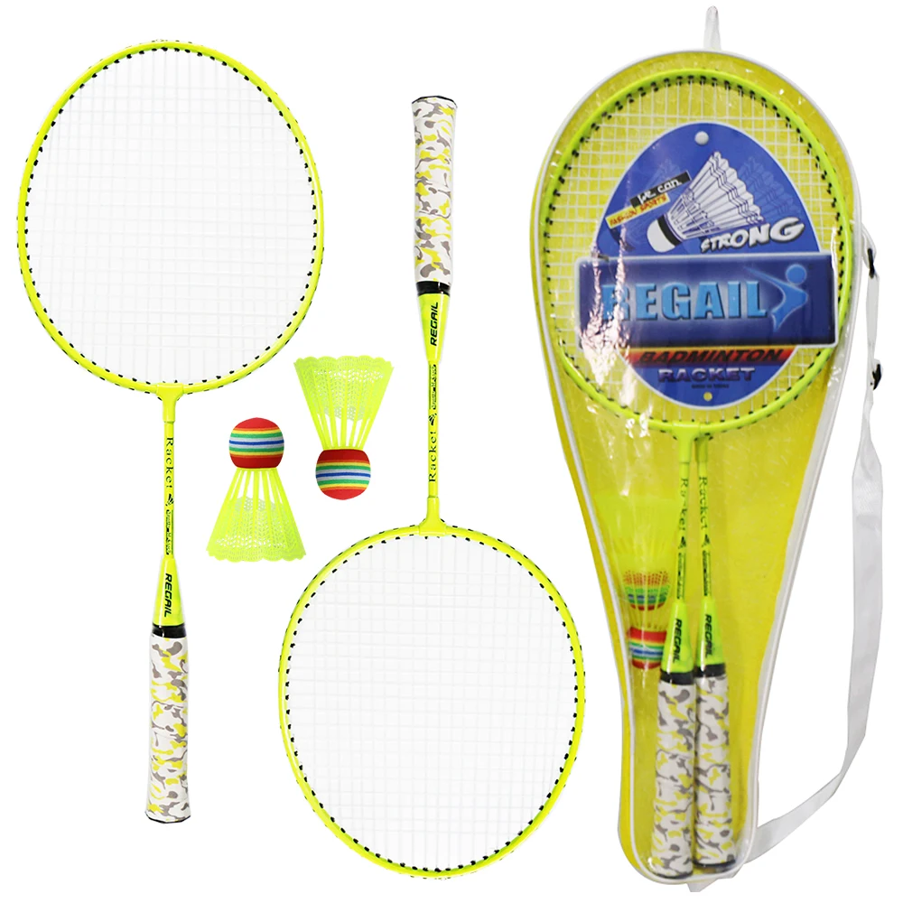 Outdoor Badminton Rackets with Balls 2 Player Badminton Set for Children Indoor Outdoor Sport Game 1 Pair
Outdoor Badminton Rackets with Balls 2 Player Badminton Set for Children Indoor Outdoor Sport Game 1 Pair