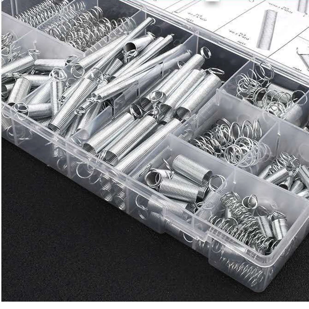 200pcs With Storage Box Accessories Extension And Compression Coil Portable Hardware Tool Spring Set Metal Steel Assorted
200pcs With Storage Box Accessories Extension And Compression Coil Portable Hardware Tool Spring Set Metal Steel Assorted