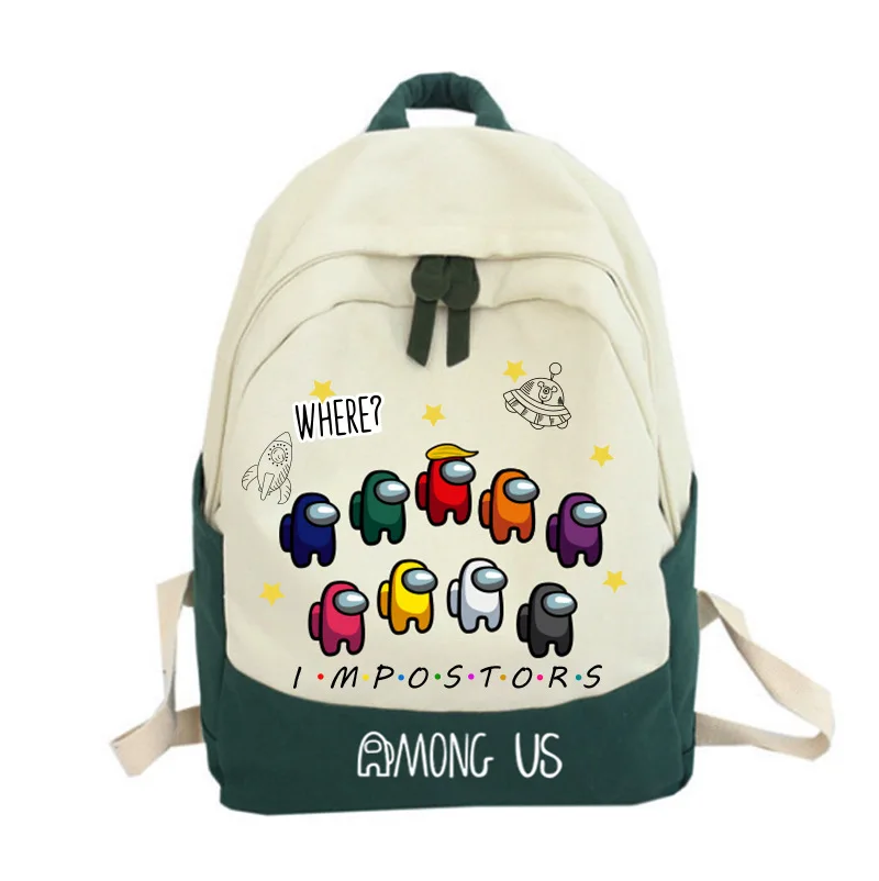 school bag Among us canvas student backpack Rugzak Kinderen School bags School Backpack Kids school Backpack Zaino Scuola
school bag Among us canvas student backpack Rugzak Kinderen School bags School Backpack Kids school Backpack Zaino Scuola