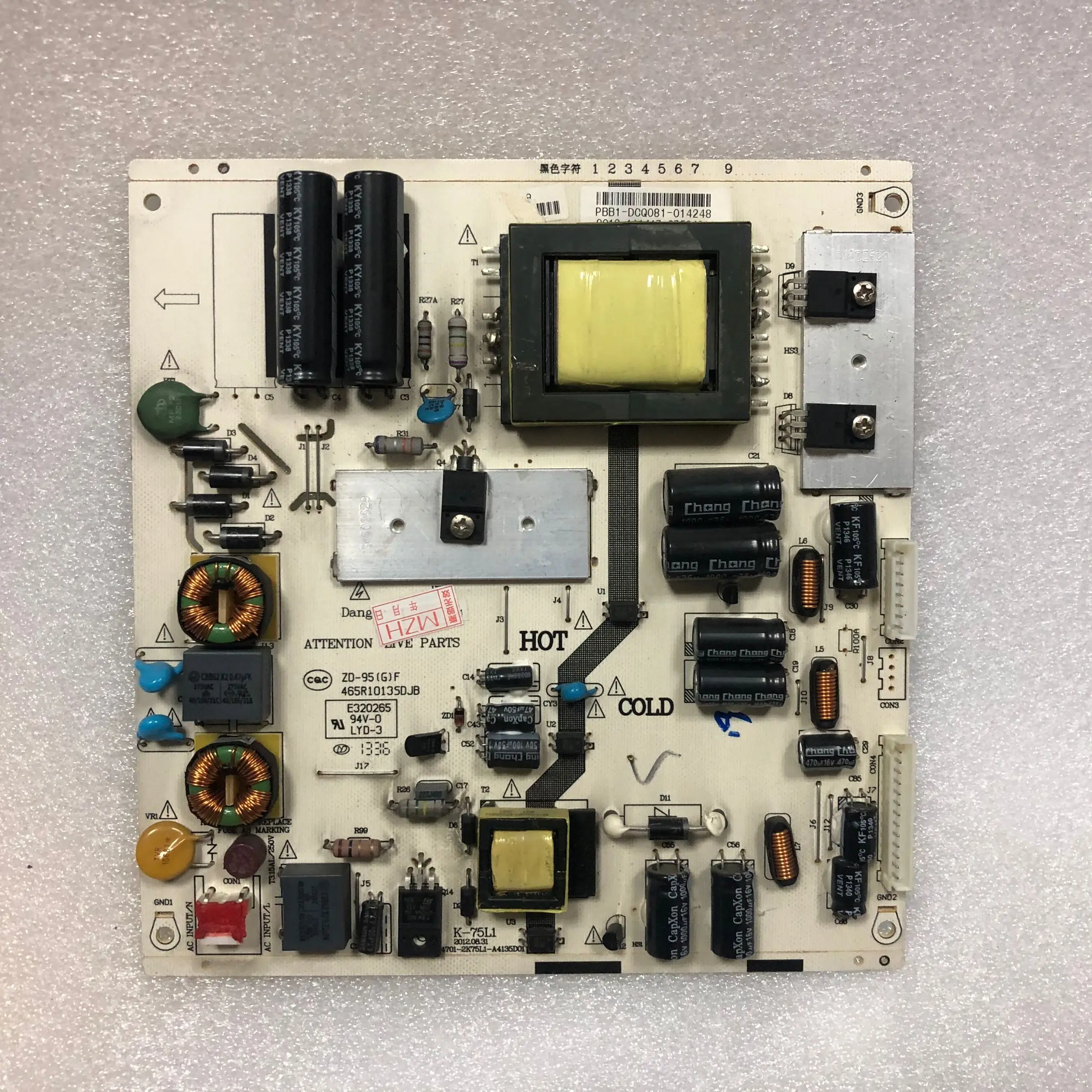free shipping original 100% test for TCL LE32D99 power board K-75L1 4701-2K75L1-A4135D01 465-01A3-B2201G
free shipping original 100% test for TCL LE32D99 power board K-75L1 4701-2K75L1-A4135D01 465-01A3-B2201G