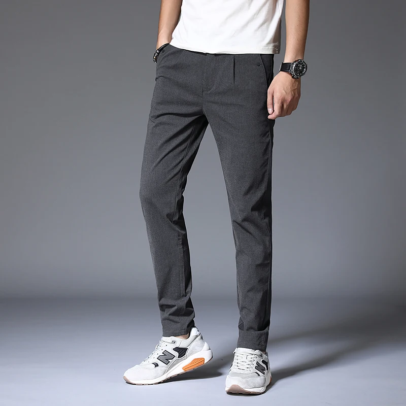 2021 Brand New Spring autumn Men's Casual Pants Slim Pant Straight Trousers Male Fashion cotton Stretch Jogging Trousers men
2021 Brand New Spring autumn Men's Casual Pants Slim Pant Straight Trousers Male Fashion cotton Stretch Jogging Trousers men