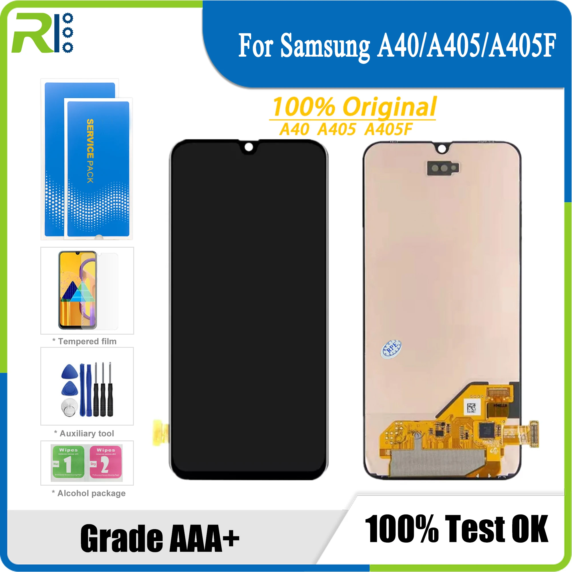 100% тест для Samsung A40 LCD 2019 A405, ЖК-дисплей, сенсорный экран, дигитайзер, монтаж с rahmen
100% тест для Samsung A40 LCD 2019 A405, ЖК-дисплей, сенсорный экран, дигитайзер, монтаж с rahmen