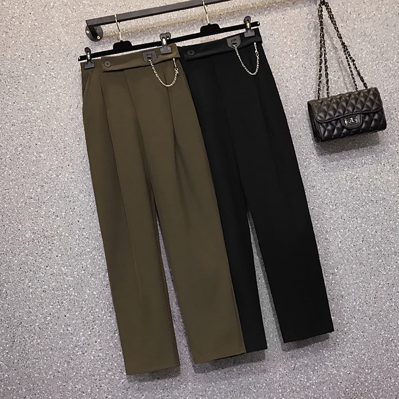Summer New Korean Large Size Harem Pants Slim Fashion Suit Radish Pants Pantalon Taille Haute Femme Ol Trousers For Women
Summer New Korean Large Size Harem Pants Slim Fashion Suit Radish Pants Pantalon Taille Haute Femme Ol Trousers For Women