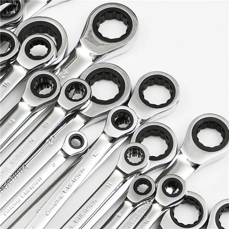 11-15 мм набор метрических гаечных ключей с храповым механизмом зубчатое кольцо