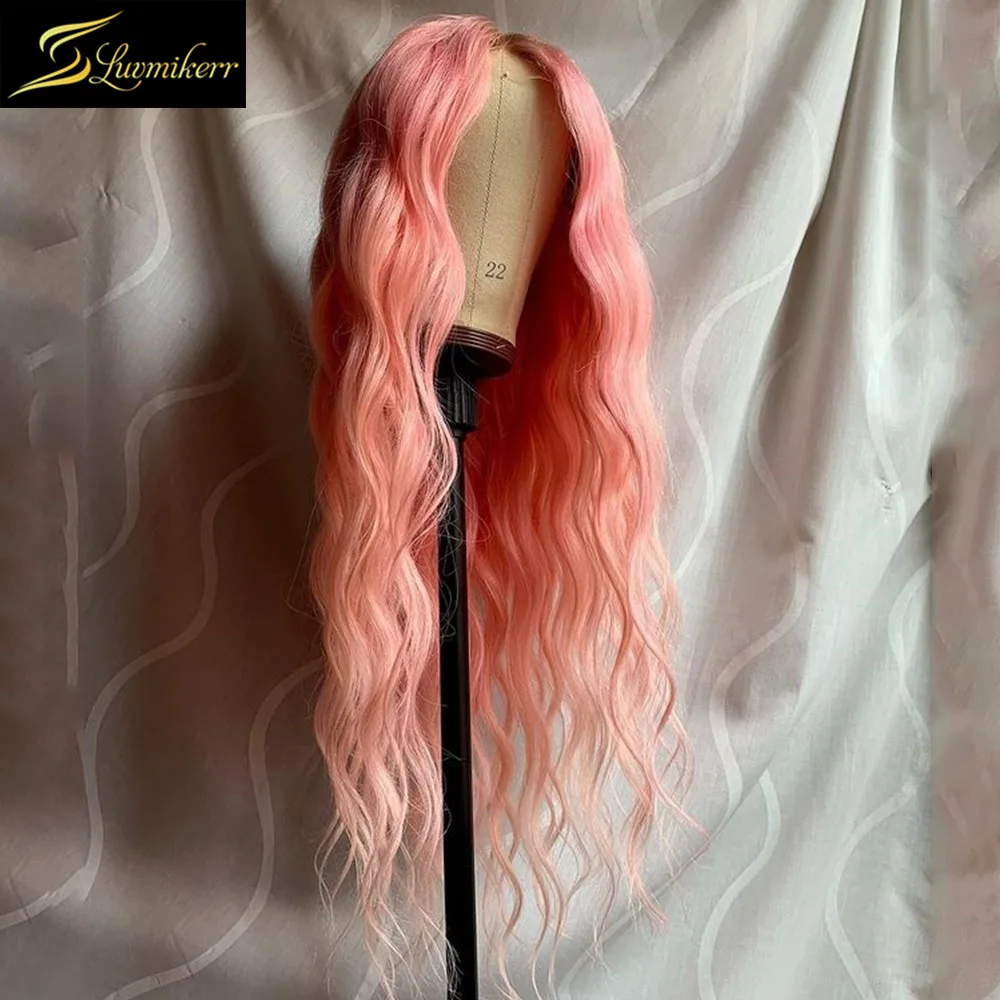 Colored Pink Deep Part Body Wave 13X6 Lace Front Wig Brazilian HD Transparent Preplucked Human Hair Wigs For Women Loose 180 250
Colored Pink Deep Part Body Wave 13X6 Lace Front Wig Brazilian HD Transparent Preplucked Human Hair Wigs For Women Loose 180 250