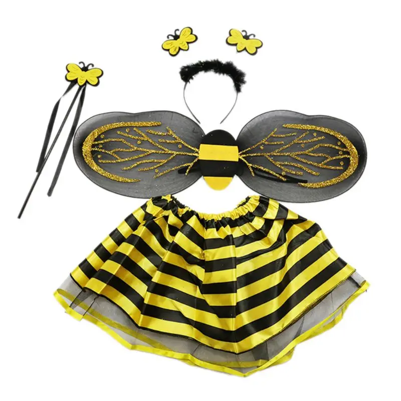 EDCRFV 1 Set Toddler Kid Fairy Costume Set Ballet Dance Tutu Skirt with Wings Cosplay Costume School Party Stage Cosplay 
EDCRFV 1 Set Toddler Kid Fairy Costume Set Ballet Dance Tutu Skirt with Wings Cosplay Costume School Party Stage Cosplay