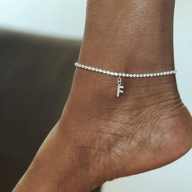 2021 Women Foot Chain Beach Leg Bracelets Boho Jewelry Crystal Zircon Initial Letter Ankle Bracelet Alphabet Anklets for
2021 Women Foot Chain Beach Leg Bracelets Boho Jewelry Crystal Zircon Initial Letter Ankle Bracelet Alphabet Anklets for